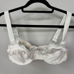 For Love & Lemons Eyelet Lace Bikini Top Size S